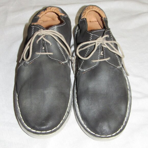 Bedstu ROAN Men’s Suede Leather Hawkins Oxford Casual Shoes Size 10 Charcoal main image 4